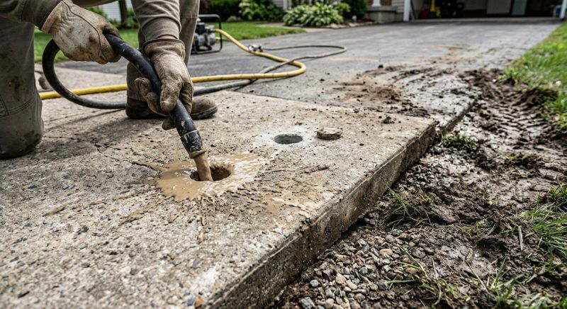 Concrete Slab Jacking in Des Moines, IA